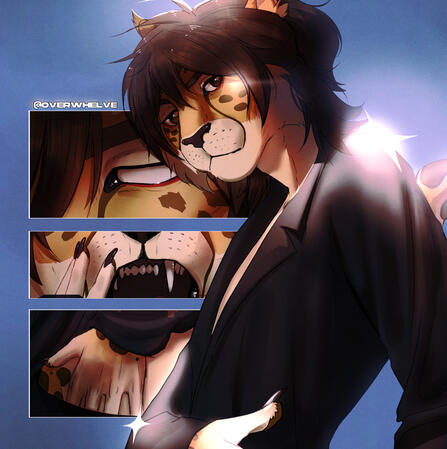 lined halfbody w/ plain background