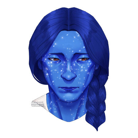 asymmetrical character