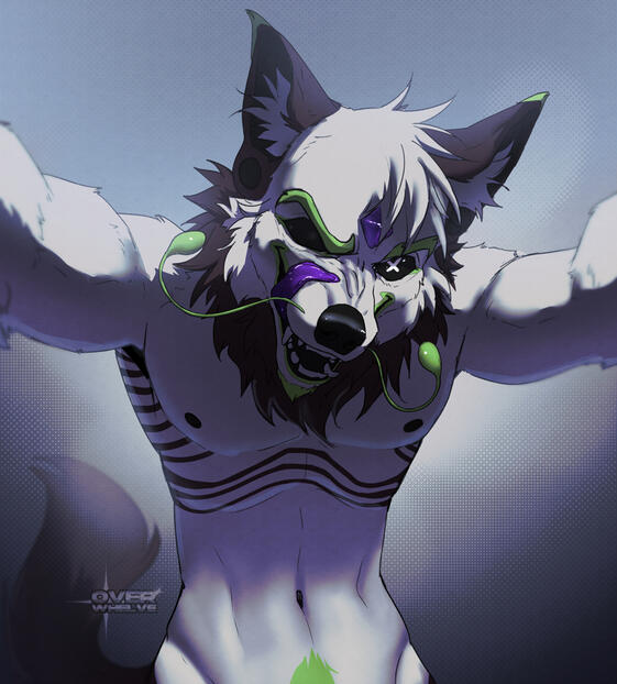 coloured halfbody