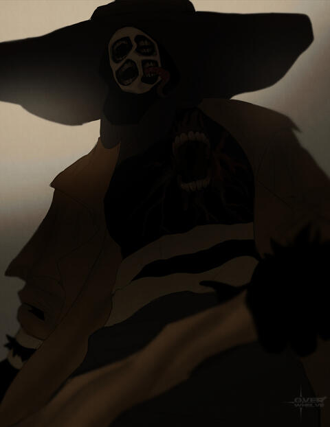 coloured halfbody