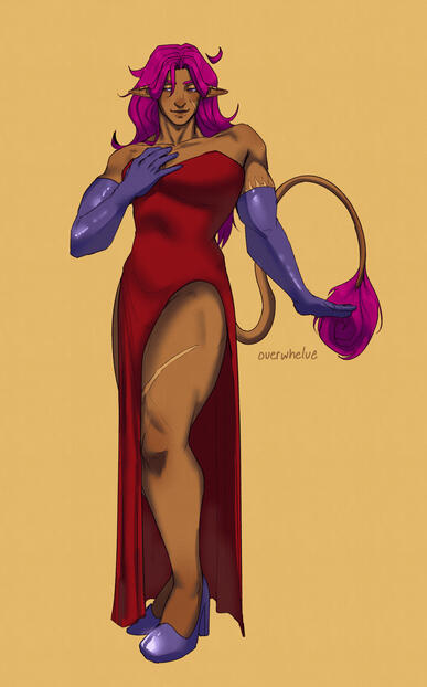 coloured halfbody