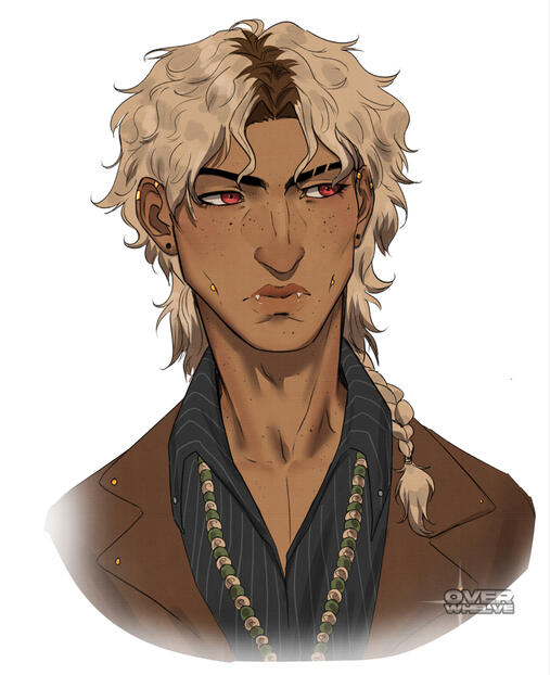 coloured bust