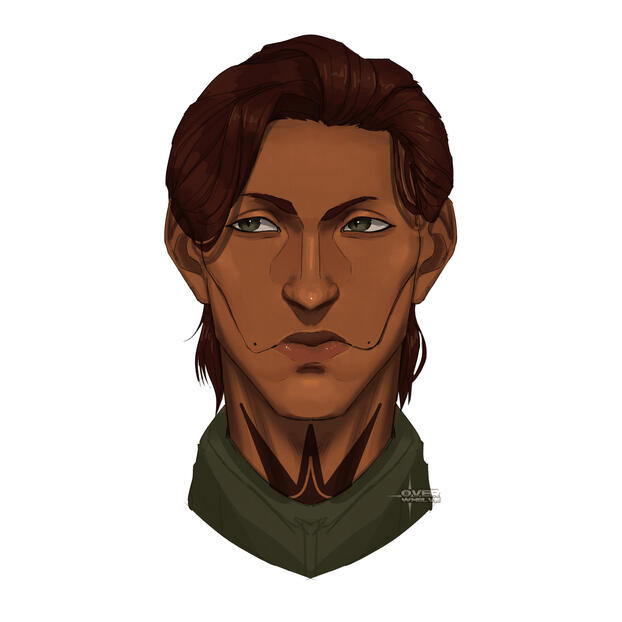 symmetrical headshot