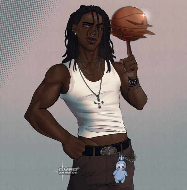 coloured halfbody